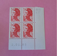 N°2319 Type Liberté 2.10 F. Rouge - 02.01.85 - Neuf ** Cote 2024 5€ - 1980-1989