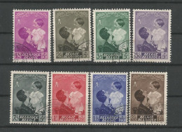 Belgie 1937 Kon. Astrid & Prins Boudewijn OCB 447/454 (0) - Gebraucht