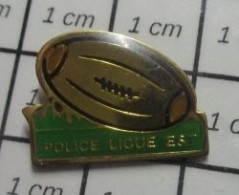 713A Pin's Pins / Beau Et Rare / SPORTS / CLUB RUGBY POLICE LIGUE EST - Rugby