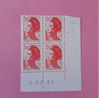 N°2376 Type Liberté 2.20 F. Rouge - 03.06.85 - Neuf ** Cote 2024 5€ - 1980-1989