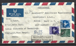 INDE. N°63 De 1955 Sur Enveloppe Ayant Circulé. Téléphone. - Télécom
