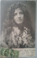 NOUVELLE ZELANDE - Belle Carte Précurseur Du 16/05/1904 D'une Maori (Sadness) Pour Malte Le 23/06 - 2 Photos - Brieven En Documenten