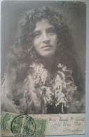 NOUVELLE ZELANDE - Belle Carte Précurseur Du 16/05/1904 D'une Maori (Sadness) Pour Malte Le 23/06 - 2 Photos - Covers & Documents