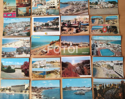 LOT 20 OLD POSTCARDS PRAIA BEACH PLAGE STRAND PLAYA  ALGARVE PORTUGAL FOTO POSTAIS CARTES - Faro