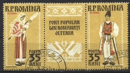 Romania 1958. Scott #1240 (U) Regional Costumes From Oltenia - Used Stamps