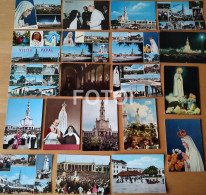 LOT 20 OLD POSTCARDS FATIMA SANTAREM PORTUGAL FOTO POSTAIS CARTES - Santarem