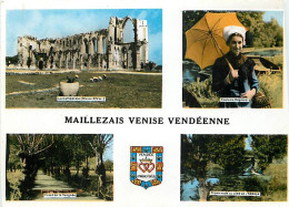 85 - Maillezais - Multivues - Folklore - Blasons - CPM - Voir Scans Recto-Verso - Maillezais