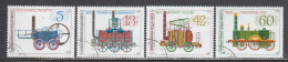 Bulgaria 1983 - Historic Steam Locomotives, Mi-Nr. 3213/16, Used - Usati