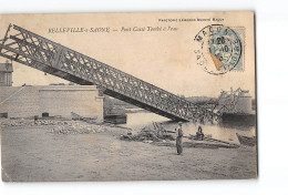 BELLEVILLE SUR SAONE - Pont Cassé Tombé à L'eau - état - Belleville Sur Saone