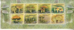 2011 Jordan Mushrooms Fungi Souvenir Sheet  MNH - Jordanien