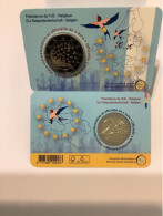 Pièce Commémorative 2 Euro Belgique 2024 Coincard  "  Présidence De L' Union Universelle    " - Belgio