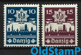 DANZIG 1937 MNH ** Full Set Mi.# 267-268 Stamps / Allemagne Alemania Germany Weimar Infla Third 3rd Deutsches Reich - Postfris