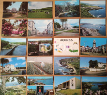 LOT 20 OLD POSTCARDS AÇORES AZORES PORTUGAL FOTO POSTAIS CARTES - Açores