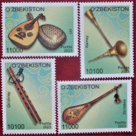 Uzbekistan  2023  National Musical Instruments  4 V  MNH - Usbekistan