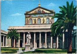 ROME. -  Basilique Di S. Paulo.  -  Cachet Poste 1973 - Kirchen