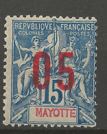 MAYOTTE N° 23A NEUF** LUXE SANS CHARNIERE / Hingeless / MNH - Unused Stamps
