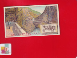 Chromo Suchard Train Travaux Tunnel Chemin De Fer Simplon Pont - Suchard