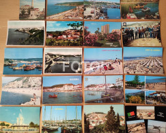 LOT 20 OLD POSTCARDS SETUBAL CAPARICA PORTUGAL FOTO POSTAIS CARTES - Setúbal