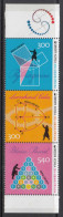 2014 South Korea International Mathematics Congress Complete Strip Of 3  MNH - Korea, South