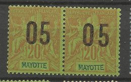 MAYOTTE N° 24Aa NEUF* TRACE DE CHARNIERE  / Hinge  / MH - Ungebraucht