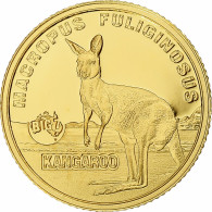 Niue, Elizabeth II, 2-1/2 Dollars, Kangaroo, 2018, Or, FDC - Niue