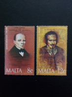 MALTA MI-NR. 734-735 POSTFRISCH(MINT) PERSÖNLICHKEITEN 1985 CAXARU DICHTER - Malte