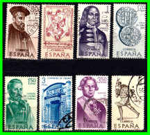 ESPAÑA.-  SELLOS AÑO 1966 - FORJADORES DE AMERICA - - Used Stamps