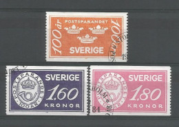 Sweden 1984 100 Y. Savings Bank  Y.T. 1249/1251 (0) - Used Stamps