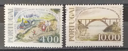 1977 - Portugal - Centenary Of Railway North Of River Douro - MNH - 2 Stamps - Nuovi