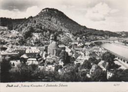 9023 - Stadt Und Festung Königstein - Ca. 1955 - Koenigstein (Saechs. Schw.)