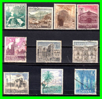 ESPAÑA.-  SELLOS AÑO 1966  - SERIE TURISTICA .- SERIE - Used Stamps