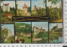 Das Obere Donautal - Mehrbildkarte -  Gelaufen 1981 ( AK 4874) Günstige Versandkosten - Sigmaringen
