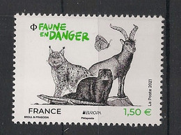 FRANCE - 2021 - N°YT. 5489 - Faune En Danger - Neuf Luxe ** / MNH / Postfrisch - Papillons