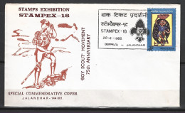 INDE. Enveloppe Commémorative De 1982. Scoutisme à Jalandhar. - Storia Postale