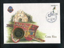 "COSTA RICA" 1984, Numis-Brief (A0153) - Costa Rica