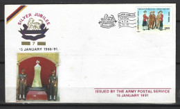 INDE. N°913 De 1987 Sur Enveloppe Commémorative De 1991. Régiment Dogra. - Briefe U. Dokumente