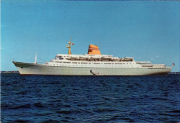 ! Moderne Ansichtskarte 1974 Cruise Ship MS Sagafjord, Norwegian America Line - Piroscafi