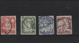 Niederlande Michel Kat.No.  Used 236/239 (12 - Gebraucht