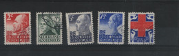 Niederlande Michel Kat.No. Used 196/200 - Oblitérés