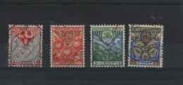 Niederlande Michel Kat.No. Used 192/195 - Oblitérés