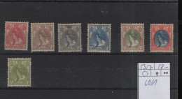 Niederlande Michel Kat.No. Vlh/* 53/57 + 60/61 - Unused Stamps