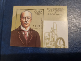 CUBA  NEUF  1993  HB  DESARROLLO  MOTOR  DIESEL  //  PARFAIT  ETAT  //  1er  CHOIX  // - Unused Stamps