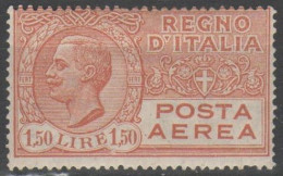 ITALIA 1926 - Effigie Posta Aerea 1,50 L. * - Correo Aéreo