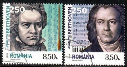 Romania, 2020 CTO, Mi. Nr.7734-5, BEETHOVEN - Used Stamps