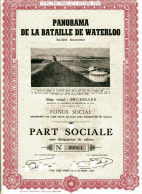 PANORAMA De La BATAILLE De WATERLOO - Banque & Assurance