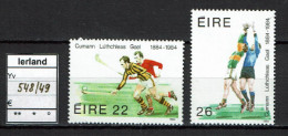 Ireland 1984 - YT 548/549 ** MNH - Sport - Gaelic Football, Football Gaélique, Hurley, Genre De Hockey - Neufs