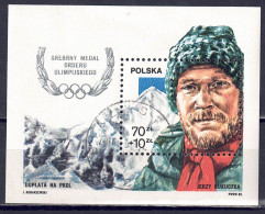 Polen 1988 - Jerzy Kukuczka, Block 106, Gestempelt / Used - Used Stamps