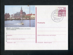 "BUNDESREPUBLIK DEUTSCHLAND" 1983, Bildpostkarte Mit Bildgleichem Stempel Ex "LEER" (A0162) - Cartes Postales Illustrées - Oblitérées