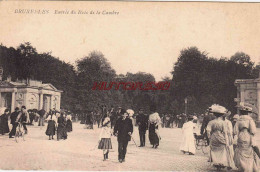 CPA  - BRUXELLES - ENTREE DU BOIS DE LA CAMBRE - Bosques, Parques, Jardines