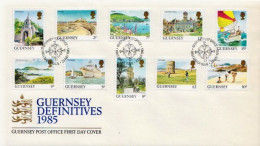 Guernsey Set On FDC - Autres & Non Classés